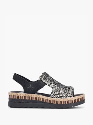 Rieker Sandalette Schwarz