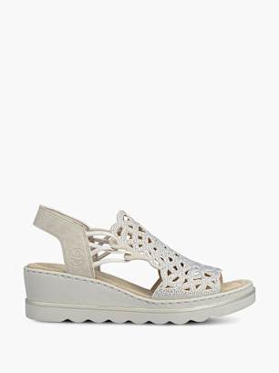 Rieker Sandales à talons Beige