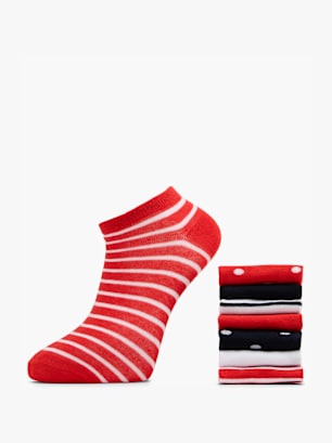 Cosy Nature Sneaker-Socken Rot