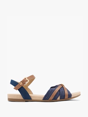 s.Oliver Sandale Blau