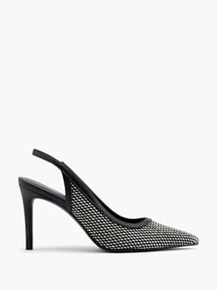 Catwalk Slingpumps Schwarz