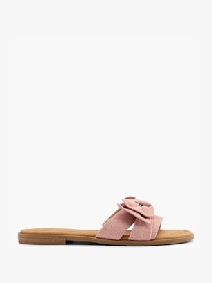 Graceland Flache Pantolette Rosa