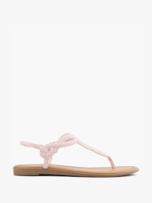 Graceland Zehentrenner-Sandale Pink