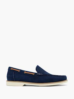AM SHOE Mokkasin Blå