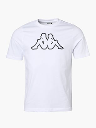 Kappa T-Shirt Weiß