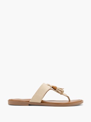 Graceland Zehentrenner Beige