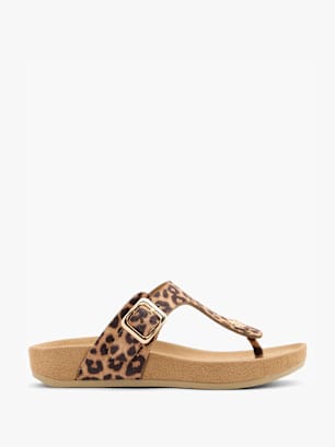 Graceland Chinelo separador de dedos Beige