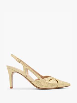 Catwalk Slingback salonke Zlatna