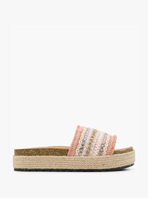 Graceland Chinelo com palmilha alta Rosa