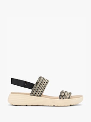 Easy Street Sandalia Negro