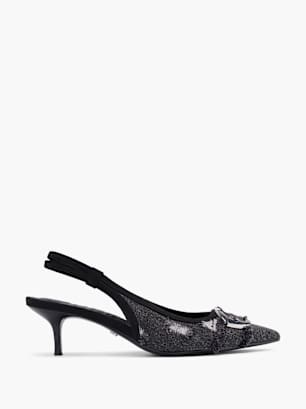 Buffalo Slingpumps Schwarz