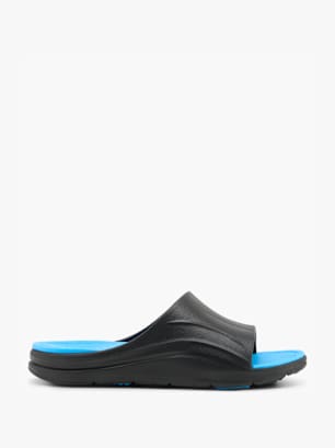 Blue Fin Claquettes Noir