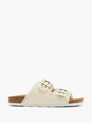 Graceland Chinelo com palmilha alta Beige