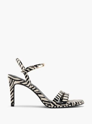 Catwalk Højhælet sandal Sort
