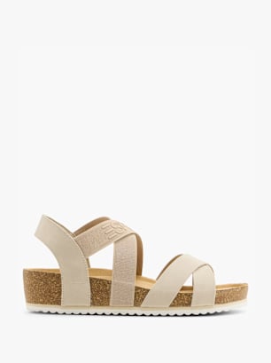 ESPRIT Højhælet sandal Beige