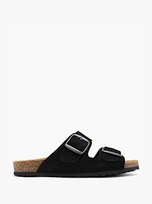 Graceland Chinelo com palmilha alta Preto