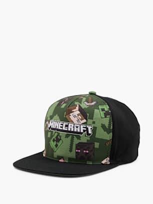 Minecraft Kapa sa šiltom Crna