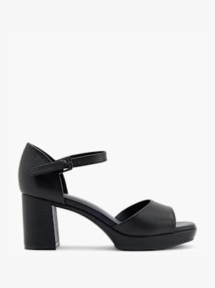 5th Avenue Sandales à talons Noir