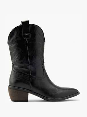 Claudia Ghizzani Cowboy Boots Schwarz