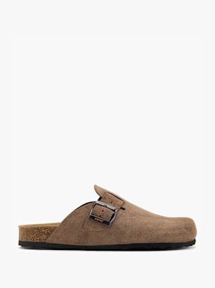 ESPRIT Flache Pantolette Braun