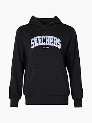 Skechers Hoodie Schwarz
