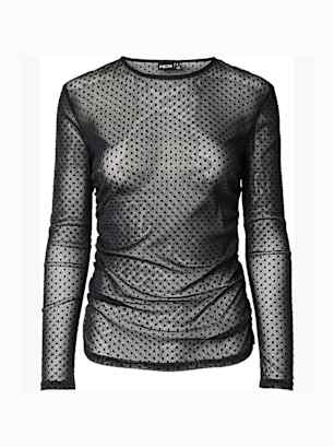 PIECES Longsleeve Schwarz