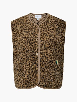 PIECES Strickpullover Beige