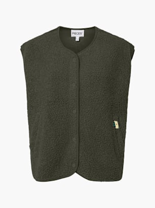 PIECES Strickpullover Khaki
