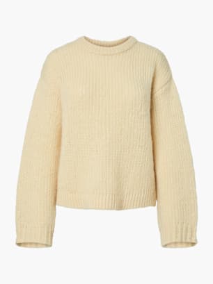PIECES Strickpullover Gelb