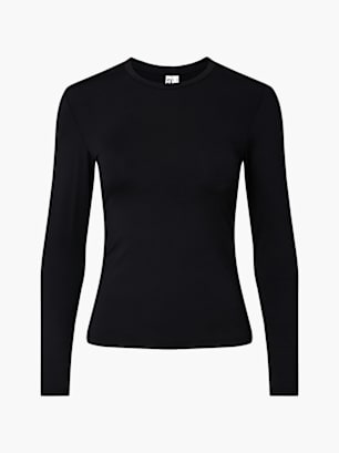 PIECES Longsleeve Schwarz