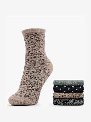 PIECES Socken Braun