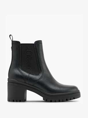 s.Oliver Chelsea Boots Schwarz