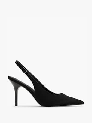 Catwalk Slingpumps Schwarz