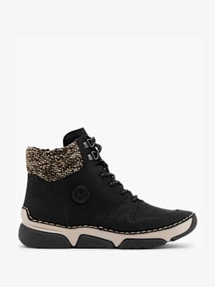 Rieker Ghete cu șireturi Negru