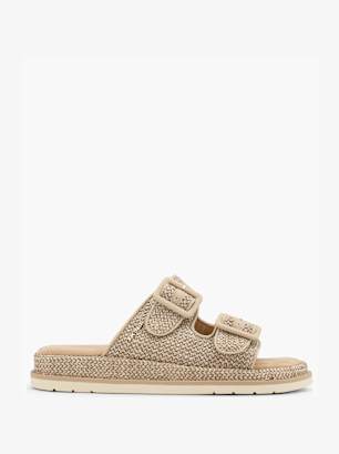 TOM TAILOR Pantolette Creme