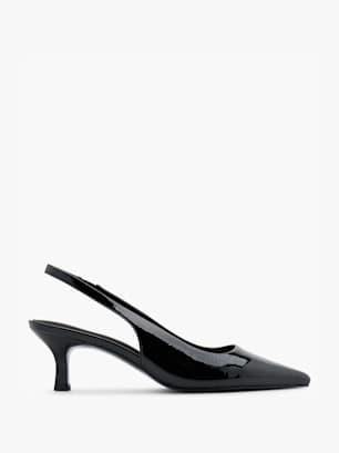 Catwalk Slingback salonke Crna