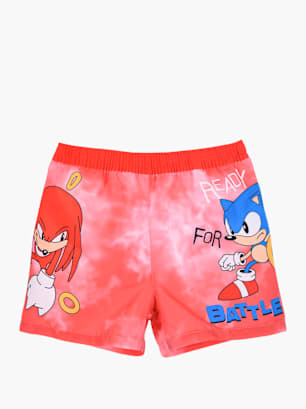 Sonic Badeshorts Rot