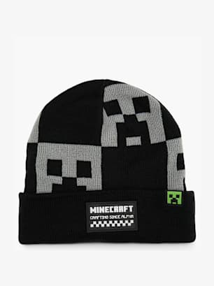 Minecraft Beanie Schwarz