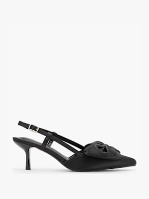 Catwalk Slingpumps Schwarz