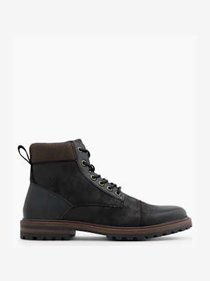Bottesini Schnürboots Schwarz