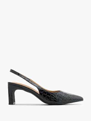 Läst Copenhagen Slingback pump Svart