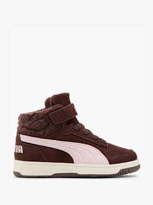 PUMA Kotníkové tenisky Hnědá