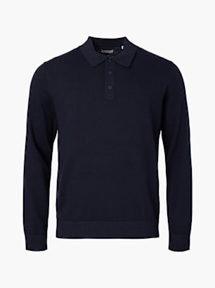 JJ Rebel Strickpullover Dunkelblau