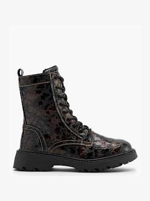TOM TAILOR Schnürboots Schwarz