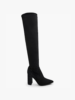 Buffalo Overknee Schwarz