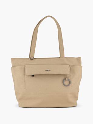 s.Oliver Torebka typu shopper Beżowy