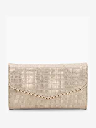 Catwalk Clutch torbica Zlatna