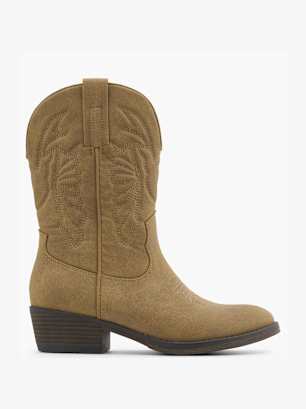 Catwalk Cowboy Boots Taupe