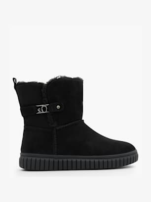 s.Oliver Winterboots Schwarz