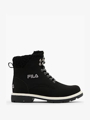 FILA Škornji z vezalkami Črna